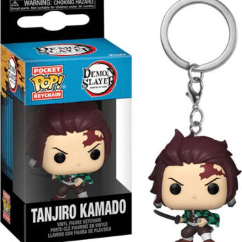 Funko Pocket Pop! Demon Slayer Tanjiro Kamado Bloody Keychain – Vinyl Μπρελόκ Φιγούρα Anime Kimetsu no Yaiba S2