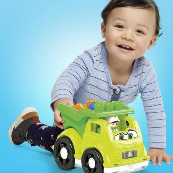 Fisher Price Mega Bloks Raphy Recycling Truck Φορτηγό Ανακύκλωσης με Τουβλάκια (HBP13)