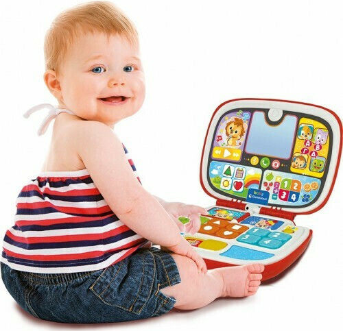 Baby Clementoni Laptop που Μιλάει Ελληνικά Εκπαιδευτικό Παιχνίδι για Παιδιά 9+ Μηνων (1000-63375)