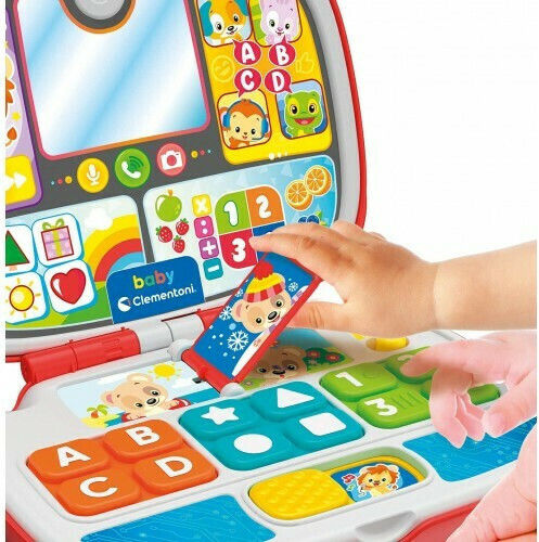 Baby Clementoni Laptop που Μιλάει Ελληνικά Εκπαιδευτικό Παιχνίδι για Παιδιά 9+ Μηνων (1000-63375)
