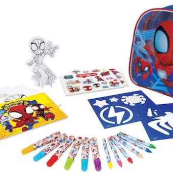 Marvel Spidey and His Amazing Friends Σετ Ζωγραφικής σε Backpack Παιδικό Δημιουργικό Σετ 3+ Ετων (1023-68103)