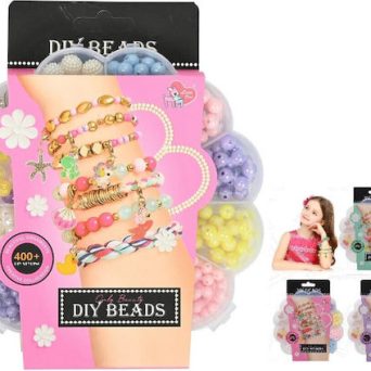 Martin Toys DIY Beads Σετ Χαντρών για Βραχιόλια σε Κουτί Μαργαρίτα (LD6300A-8)