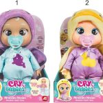 Cry Babies Newborn Bath Time Διαδραστική Κούκλα Μωρό για Μπάνιο (Τυχαίο Σχέδιο) (4104-92118)