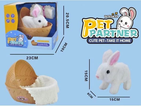 Martin Toys Λαγουδάκι Μπαταρίας με Κίνηση & Ήχους Pet Partner (1697)