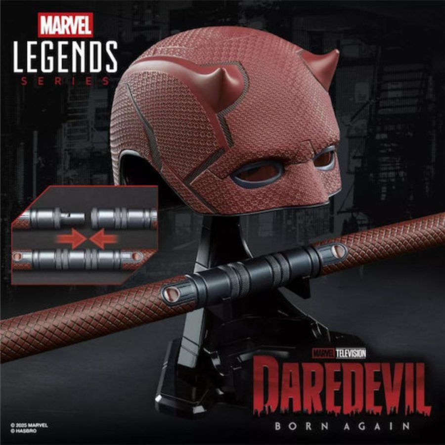 Hasbro Marvel Helmet & Billy club Premium roleplay Daredevil Legend Series Mask