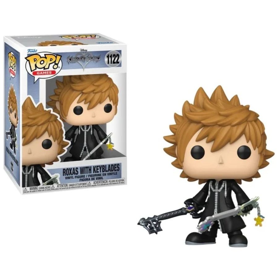 Funko Pop! Games: Kingdom Hearts- Roxas with Keyblades #1122 Figure