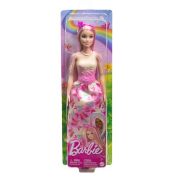 Barbie A Touch of Magic Πριγκίπισσα Κούκλα με Ροζ Ανταύγειες Mattel (HRR08