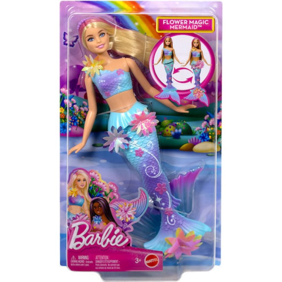 Barbie Flower Magic Mermaid Μαγική Γοργόνα που Ανθίζει Mattel (JDM72