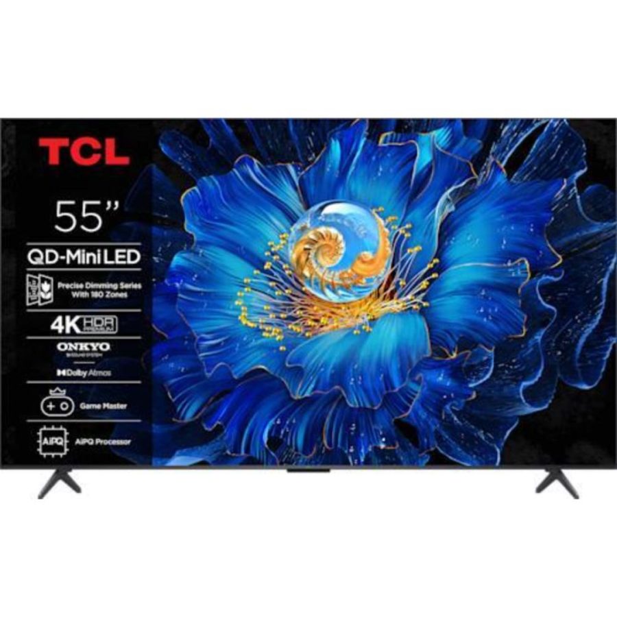TCL Τηλεοραση 55C61KS 55" Smart TV 4K Mini LED HDR Google TV 2025