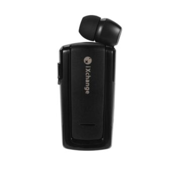 iXchange UA25 V2.0 Retractable Bluetooth Headset Black – Handsfree BT 5.3, 7.5h Ομιλία, Multipoint