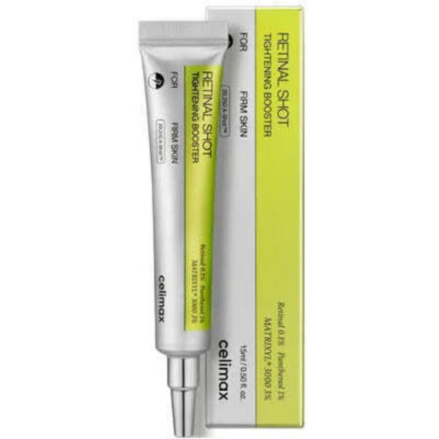 Celimax The Vita-A Retinal Shot Tightening Booster 15ml – Αντιγηραντικός Ορός Προσώπου με Ρετινάλη για Σύσφιξη και Λείανση