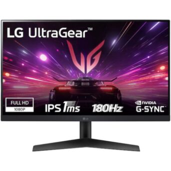 LG Οθονη 24GS60F-B UltraGear 24'' Gaming Monitor FHD IPS 180Hz – Υψηλή Απόδοση & Ομαλό Gameplay