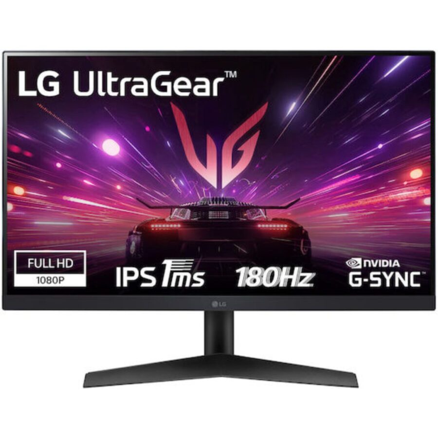 LG Οθονη 24GS60F-B UltraGear 24'' Gaming Monitor FHD IPS 180Hz – Υψηλή Απόδοση & Ομαλό Gameplay