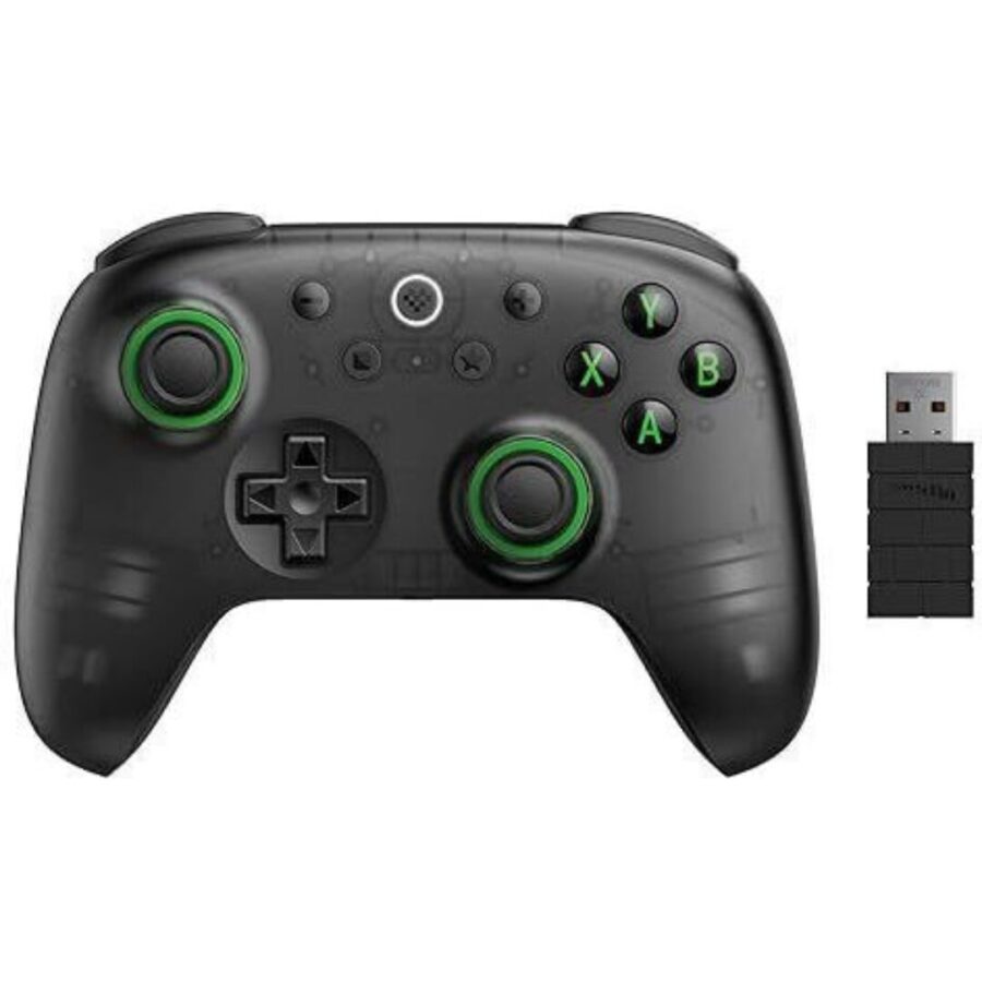 8BitDo Ultimate 2C Wireless Controller Black για PC – 2.4G Gamepad με Hall Effect Joysticks