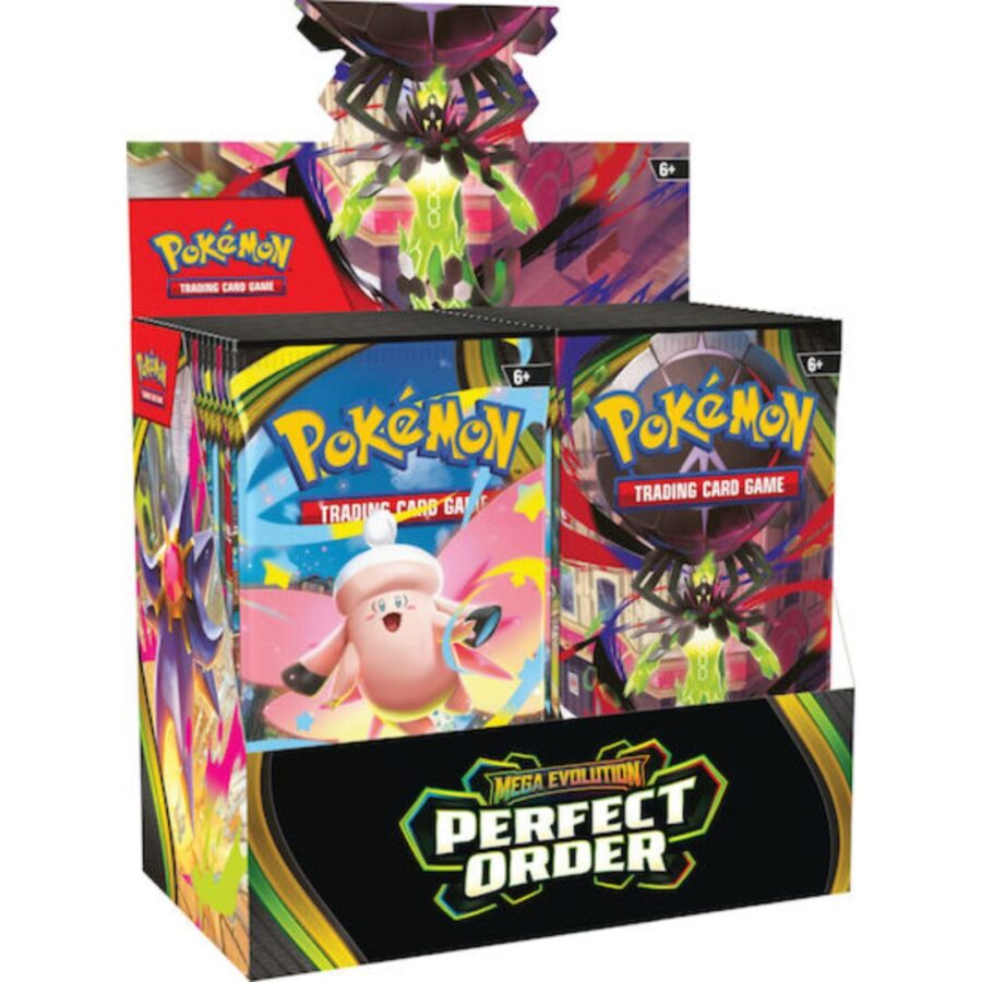 Pokemon Trading Cards TCG Mega Evolution Perfect Order Booster Box (EN) – 36 Packs | Συλλεκτικό Σετ 2026 (POK103801)