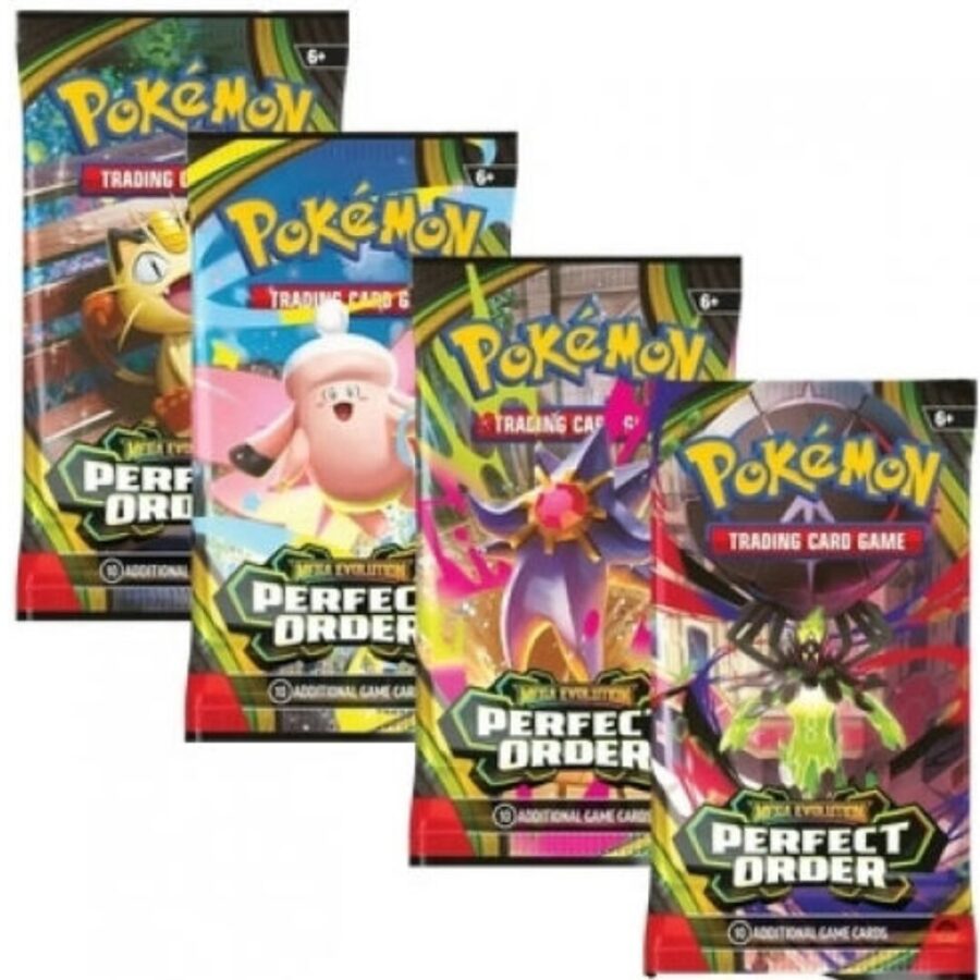 Pokemon Trading Cards TCG Mega Evolution Perfect Order Booster Pack (EN) POK137110 – 1 Pack Τυχαίας Επιλογής | Νέα Συλλογή 2026