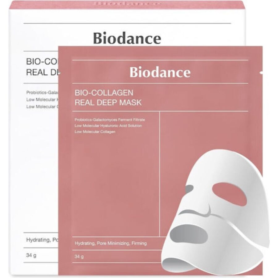 Biodance Bio-Collagen Real Deep Mask(1 Τεμαχιο 34g – Sheet Mask Προσώπου για Σύσφιξη, Ενυδάτωση & Glow