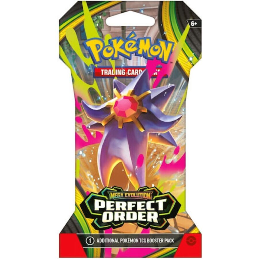 Pokemon Trading Card TCG Mega Evolution Perfect Order Sleeved Booster Pack (EN) POK103781 – March 2026 Expansion | Συλλεκτικές Κάρτες Pokémon