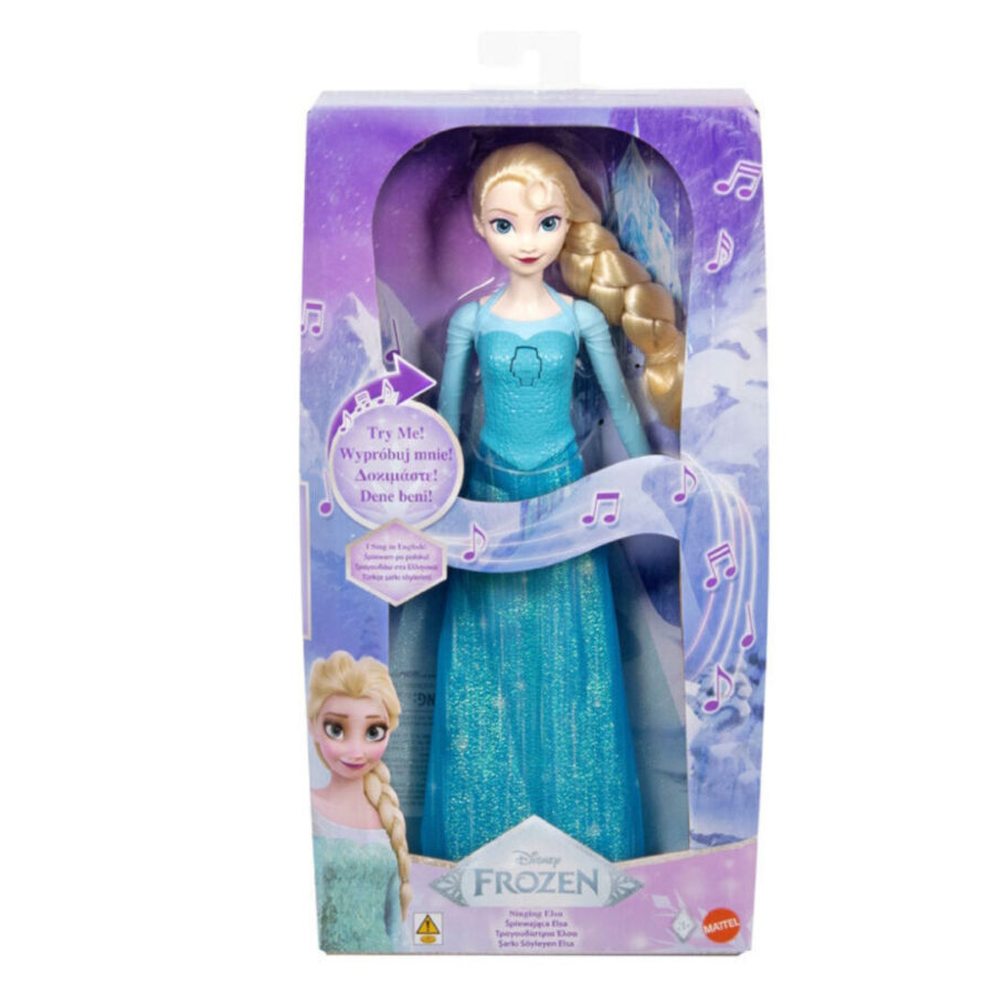 Disney Frozen Elsa Κουκλα που Τραγουδάει JDX52 – Mattel με Γαλάζιο Φόρεμα και Ήχους