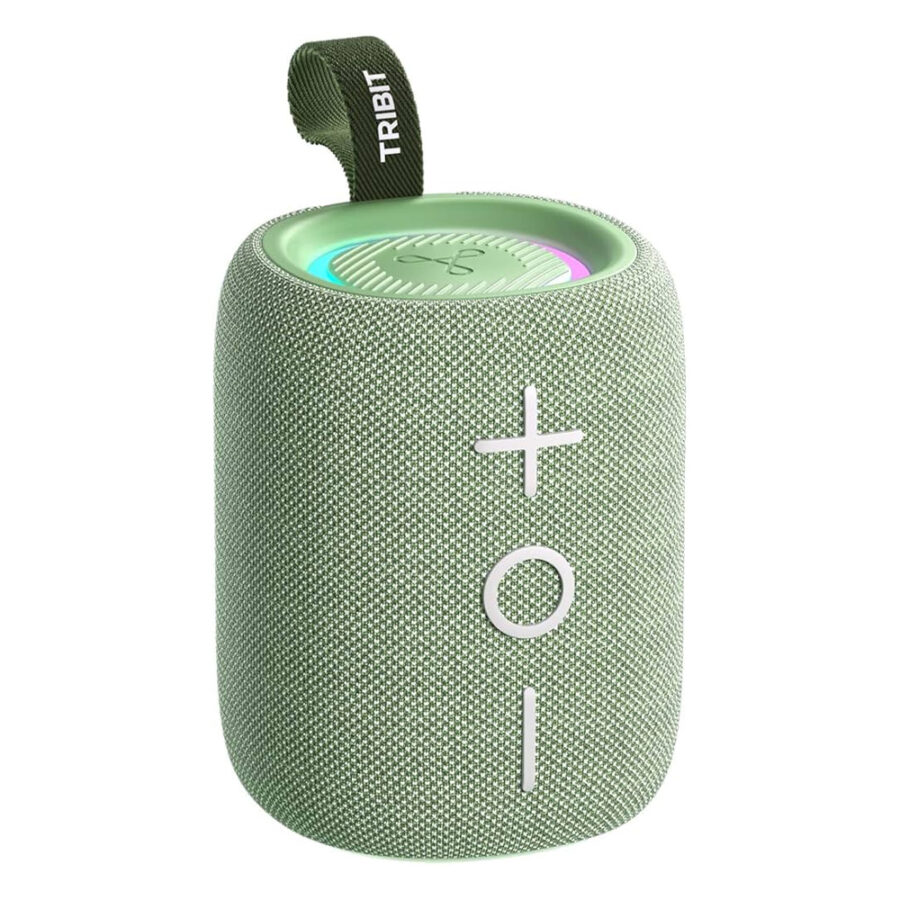 Tribit StormBox Mini BTS33 Ποιοτικο και Δυνατο Bluetooth Speaker 12W IPX7 Green Φορητό Αδιάβροχο Ηχείο με Led Φωτισμο και 12 Ωρες Αυτονομια
