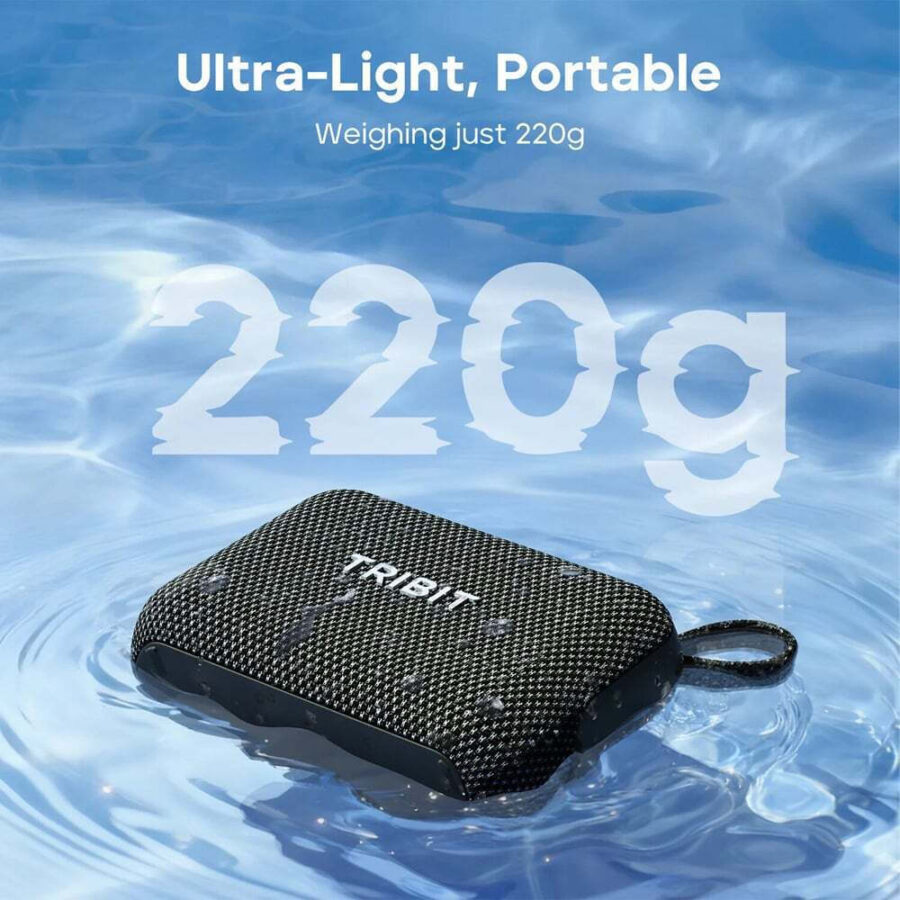Tribit PocketGo BTS68 Ποιοτικο και Δυνατο Bluetooth Speaker Blue IP68 7W – Φορητό Αδιάβροχο Ηχείο με 20h Μπαταρία