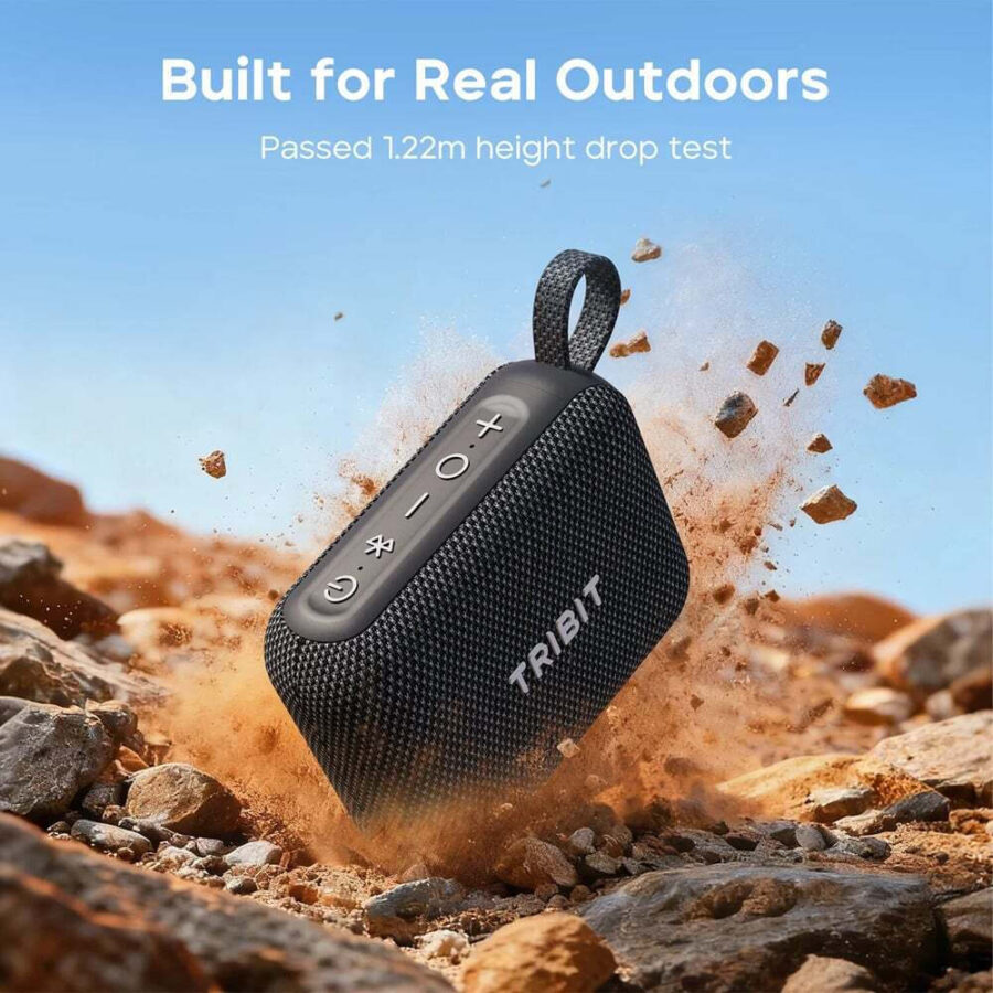 Tribit PocketGo BTS68 Ποιοτικο και Δυνατο Bluetooth Speaker Blue IP68 7W – Φορητό Αδιάβροχο Ηχείο με 20h Μπαταρία