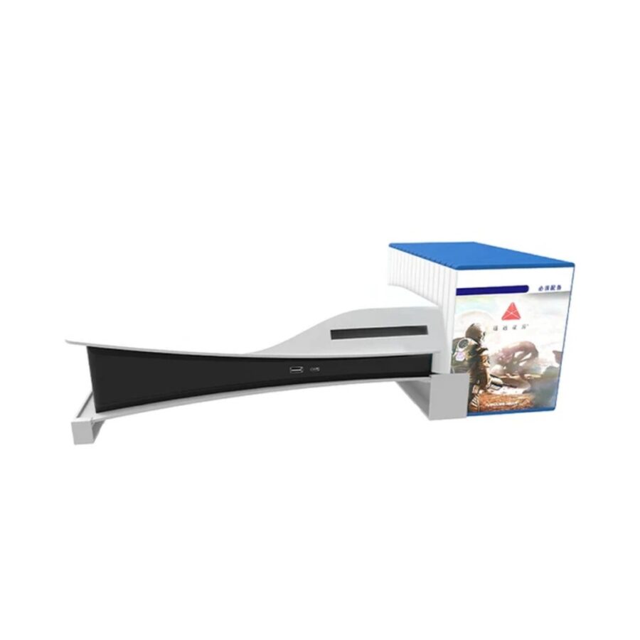ONIVERSE Horizontal Stand White για Playstation 5 Fat – Οριζοντια Βάση Στήριξης PlayStation 5 Fat Λευκή