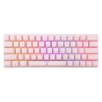 WHITE SHARK MECHANICAL KEYBOARD 60% US BLUE SWITCH WAKIZASHI (GK002421)PINK Ροζ (Αντιγραφή)