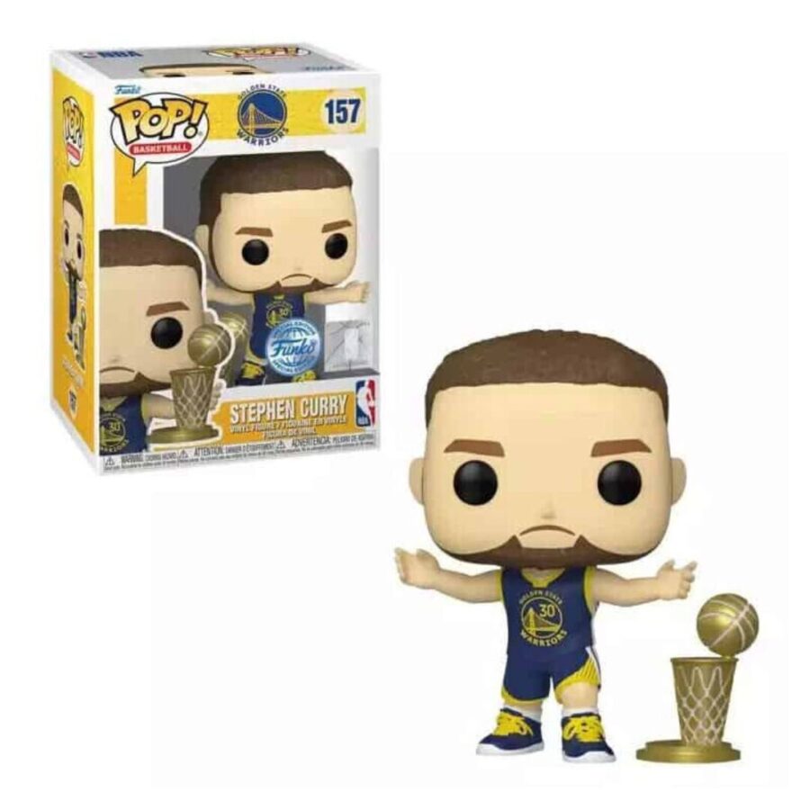 Funko Pop! NBA: Golden State Warriors – Stephen Curry #157 Special Edition Vinyl Figure