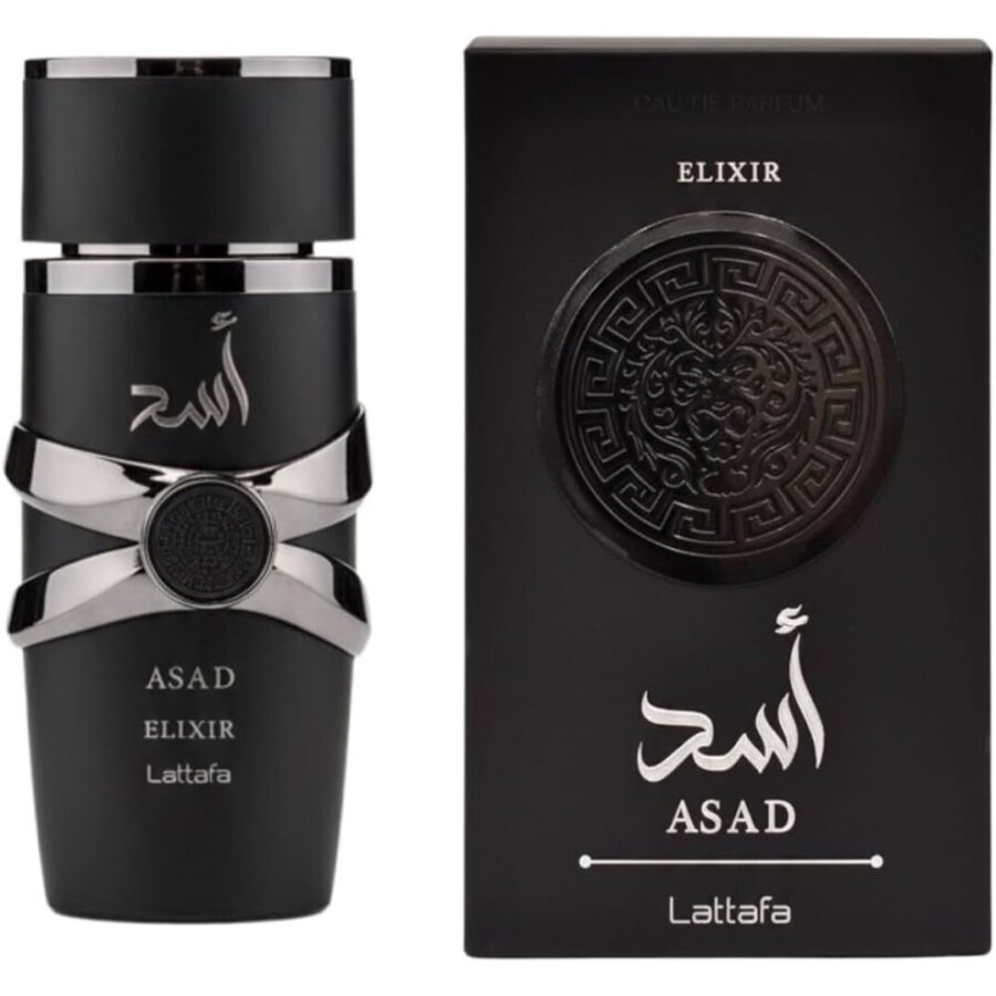 Lattafa Asad Elixir Eau de Parfum 100ml – Ανδρικο Αρωμα Ζεστό, Πικάντικο & Μεγάλης Διάρκειας