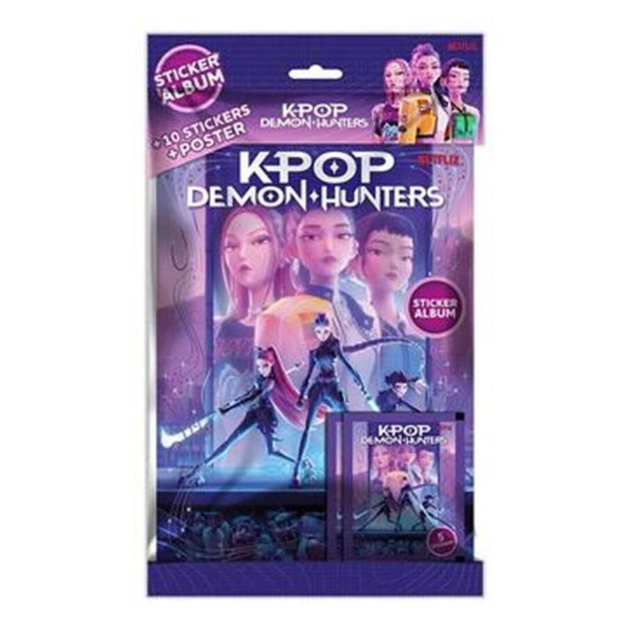 Giochi Preziosi K-Pop Demon Hunters Album + 10 Stickers KPDH482050 – Συλλεκτικό Άλμπουμ με Αυτοκόλλητα