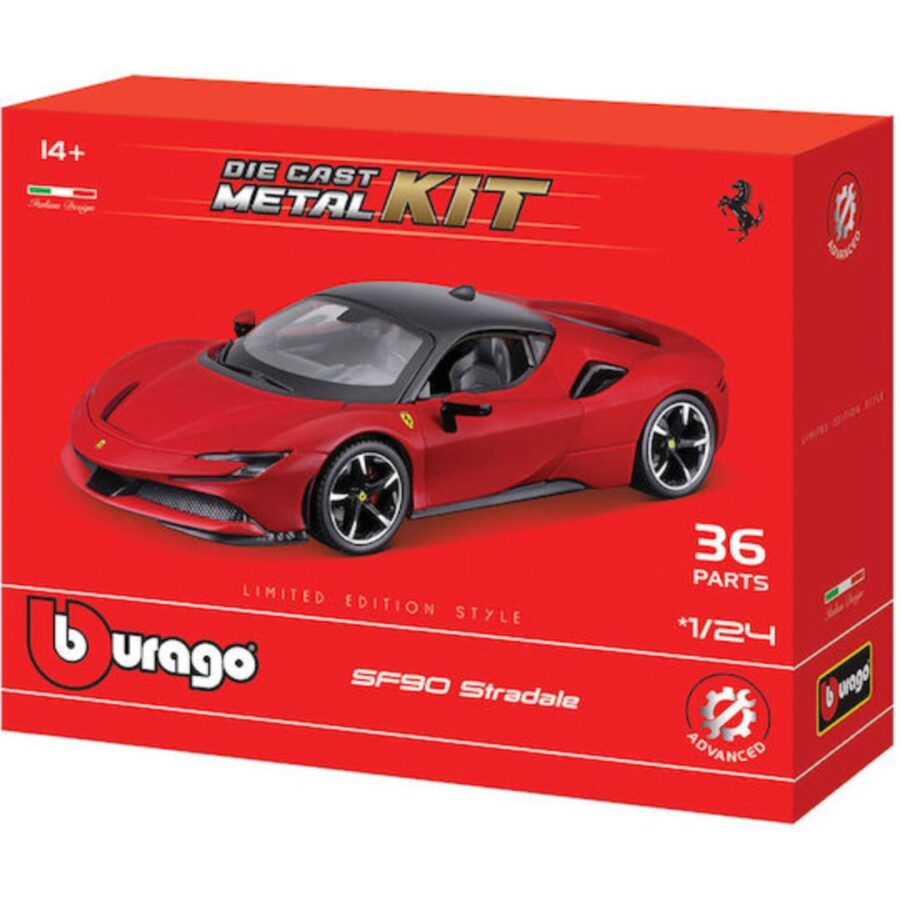 Bburago Ferrari R&P SF90 Stradale 1:24 Model Kit