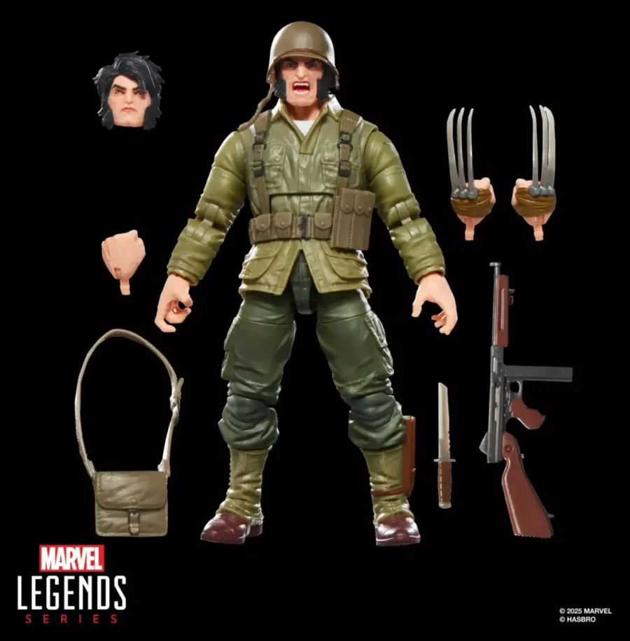Hasbro Marvel: Wolverine (WWII Logan) Legends Series Figure 15cm