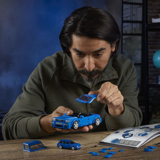 Hot Wheels Brick Shop Audi RS2 Avant 1994 JGR28 – Κατασκευαστικό Σετ Αυτοκινήτου Speed Series Mattel