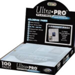 Ultra Pro 9 Pocket Platinum (YuGiOh, Pokemon) Card Pages 100pcs – Θήκες Καρτών 63x88 Clear
