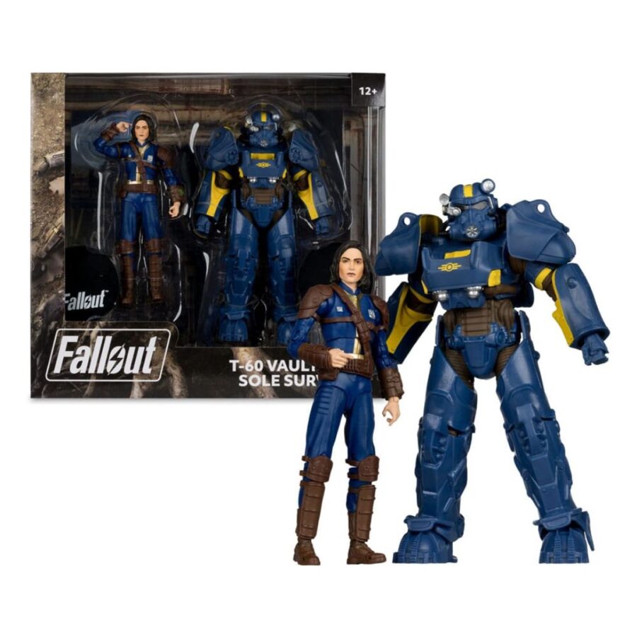 Mc Farlane Φιγούρα FALLOUT 4: T-60 Vault tec & Sole Survivor 2 Figure Set 18cm