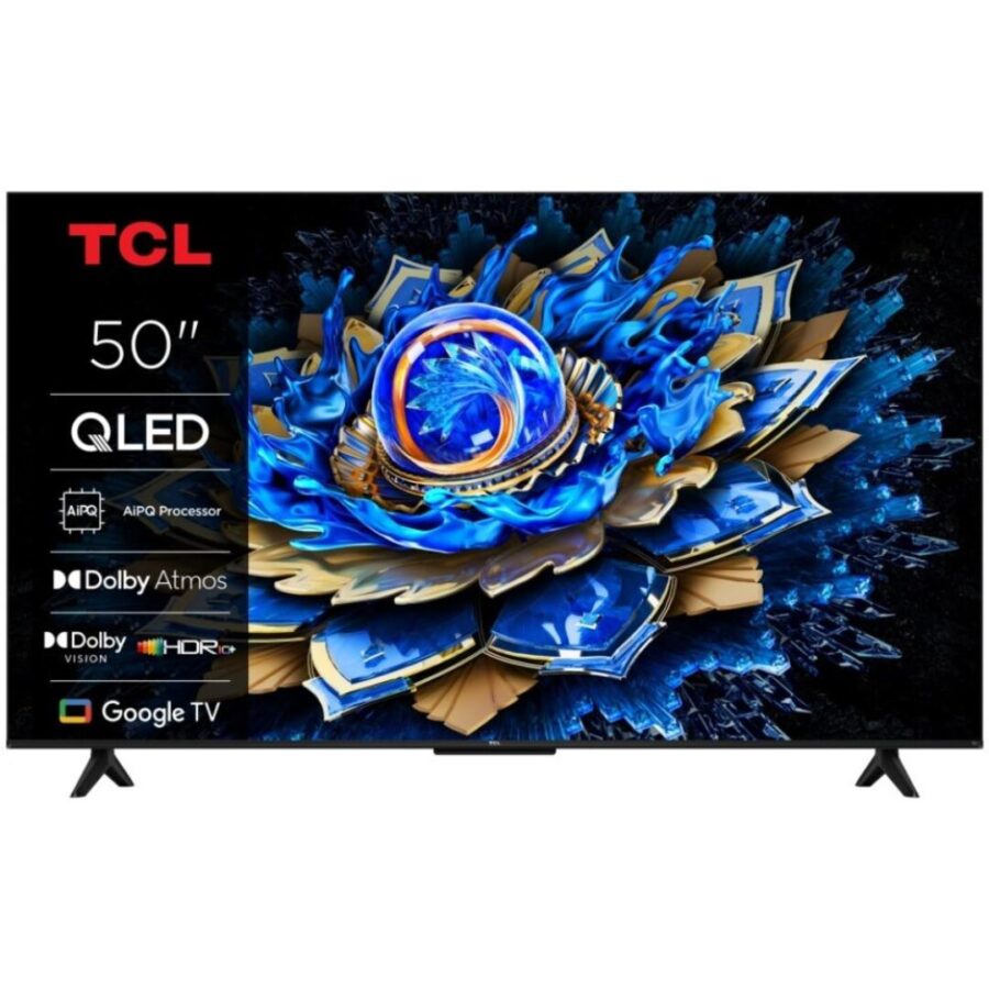TCL 50T69C 50'' 4K QLED Smart TV 2025 – Google TV, HDMI 2.1, VRR & 120Hz Game Accelerator