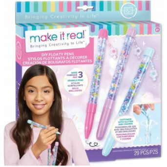 Make It Real Floaty Pens DIY Kit 1326 – Κατασκευή Στυλό για Παιδιά | Δημιουργικό Σετ Stationery