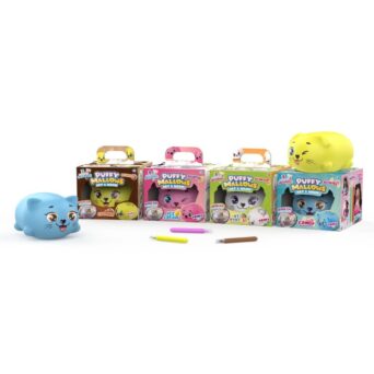 Puffy Mallows PM002 – Ζουληχτό Δημιουργικό Παιχνίδι με Μαρκαδόρους (3+)