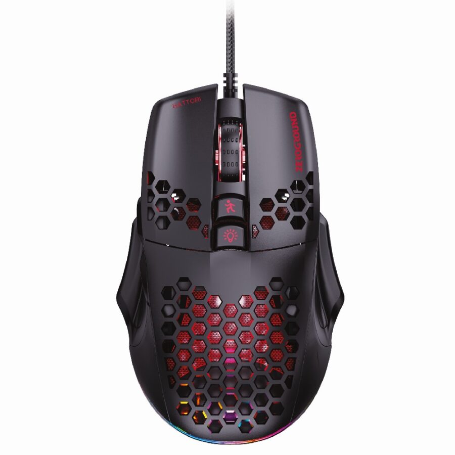 Zeroground MS-4500G HATTORI v4.0 RGB Gaming Ποντίκι Ενσύρματο με 7200 DPI & Optical Sensor