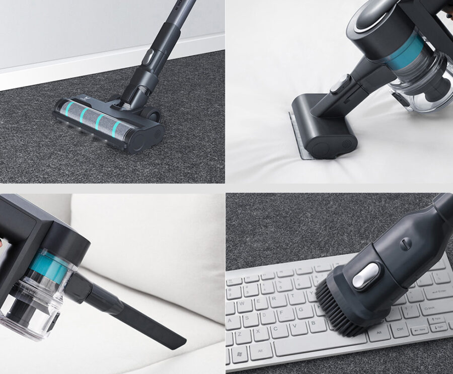 Viomi A9 Aeolos Επαναφορτιζόμενη Σκούπα Stick 400W – 23000Pa, LED Brush & Anti-Mite Brush