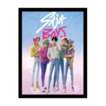Pyramid K-Pop Demon Hunters Saja Boys Collector Print 45x35cm