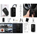 CarSun T3106-1S Ασύρματη Ψηφιακή Αντλία Αέρα 150PSI με Power Bank & LED Φωτισμό για Αυτοκίνητο / Μηχανή / Ποδήλατο
