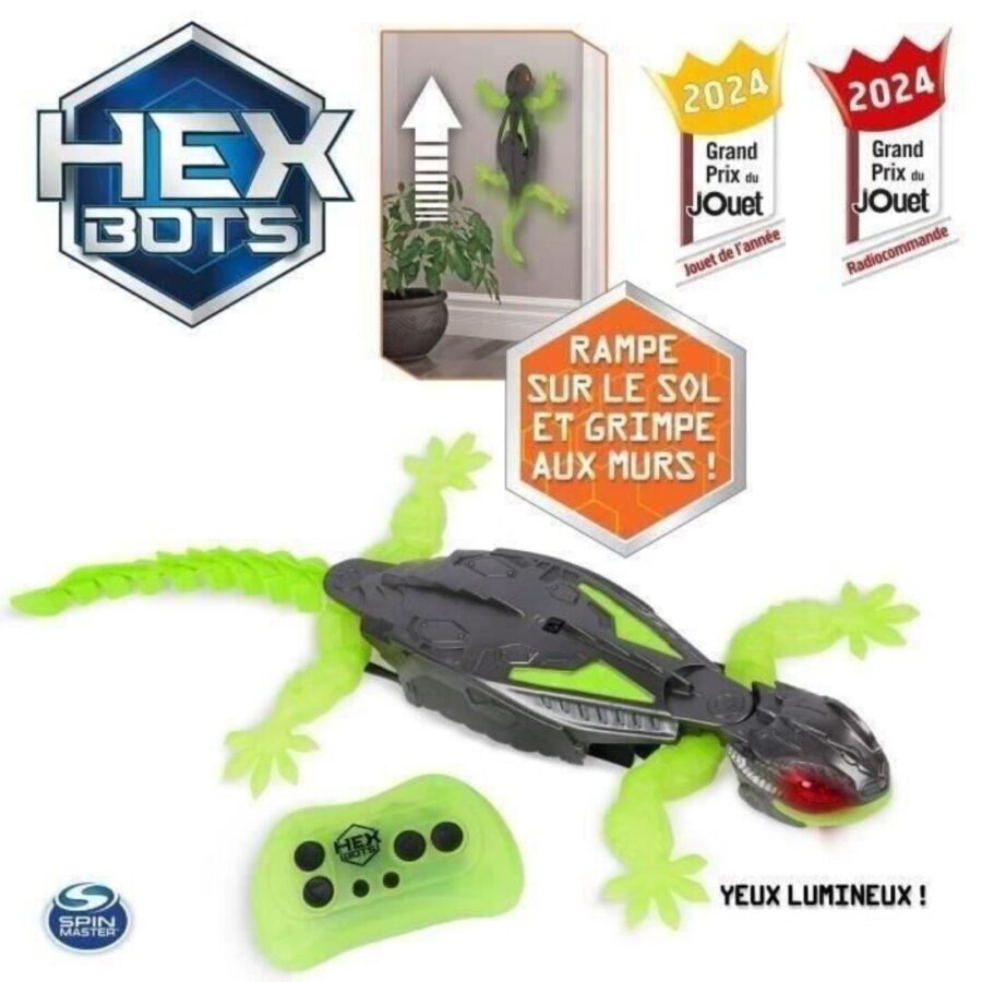 Spin Master HEXBUG Wall Climber Gecko Τηλεκατευθυνόμενο Σαμιαμίδι που Σκαρφαλώνει σε Τοίχους RC Παιχνίδι (6070281)
