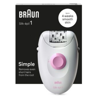 Braun Silk-epil 1 SE1-000 Αποτριχωτικη Μηχανή Epilator για Μακράς Διάρκειας Αποτρίχωση
