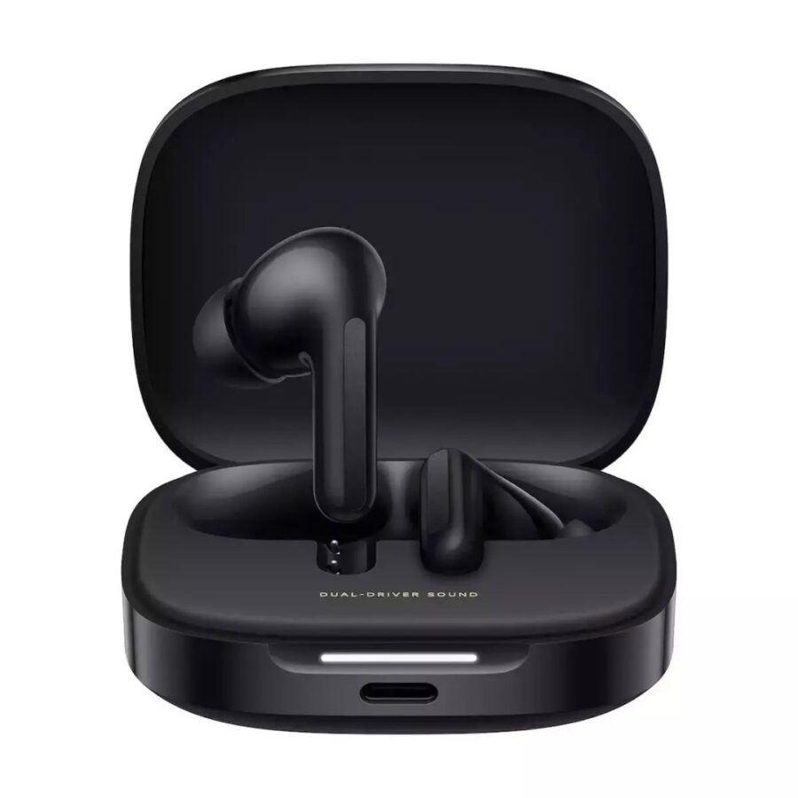 Xiaomi Redmi Buds 6 Bluetooth Handsfree Ασύρματα Ακουστικά με ANC, Αντοχή στον Ιδρώτα & Θήκη Φόρτισης Night Black