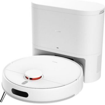 Xiaomi Robot Vacuum H40 Σκούπα Ρομπότ για Σκούπισμα & Σφουγγάρισμα με Wi-Fi, Αυτόματη Συλλογή Σκόνης & Ισχυρή Απορρόφηση 10000Pa Λευκή (BHR07XBEU)
