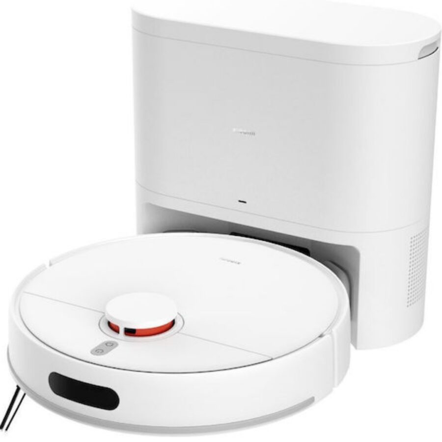 Xiaomi Robot Vacuum H40 Σκούπα Ρομπότ για Σκούπισμα & Σφουγγάρισμα με Wi-Fi, Αυτόματη Συλλογή Σκόνης & Ισχυρή Απορρόφηση 10000Pa Λευκή (BHR07XBEU)