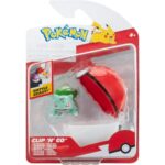 Pokemon Clip N Go Bulbasaur με PokeBall Φιγούρα Δράσης 5cm (PKW3634)