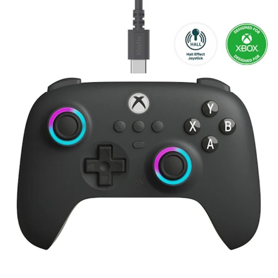 8BitDo Ultimate C Controller για Xbox Series X|S, Xbox One & Windows PC Ενσύρματο Hall Effect Gamepad Dark Grey (RET00460)